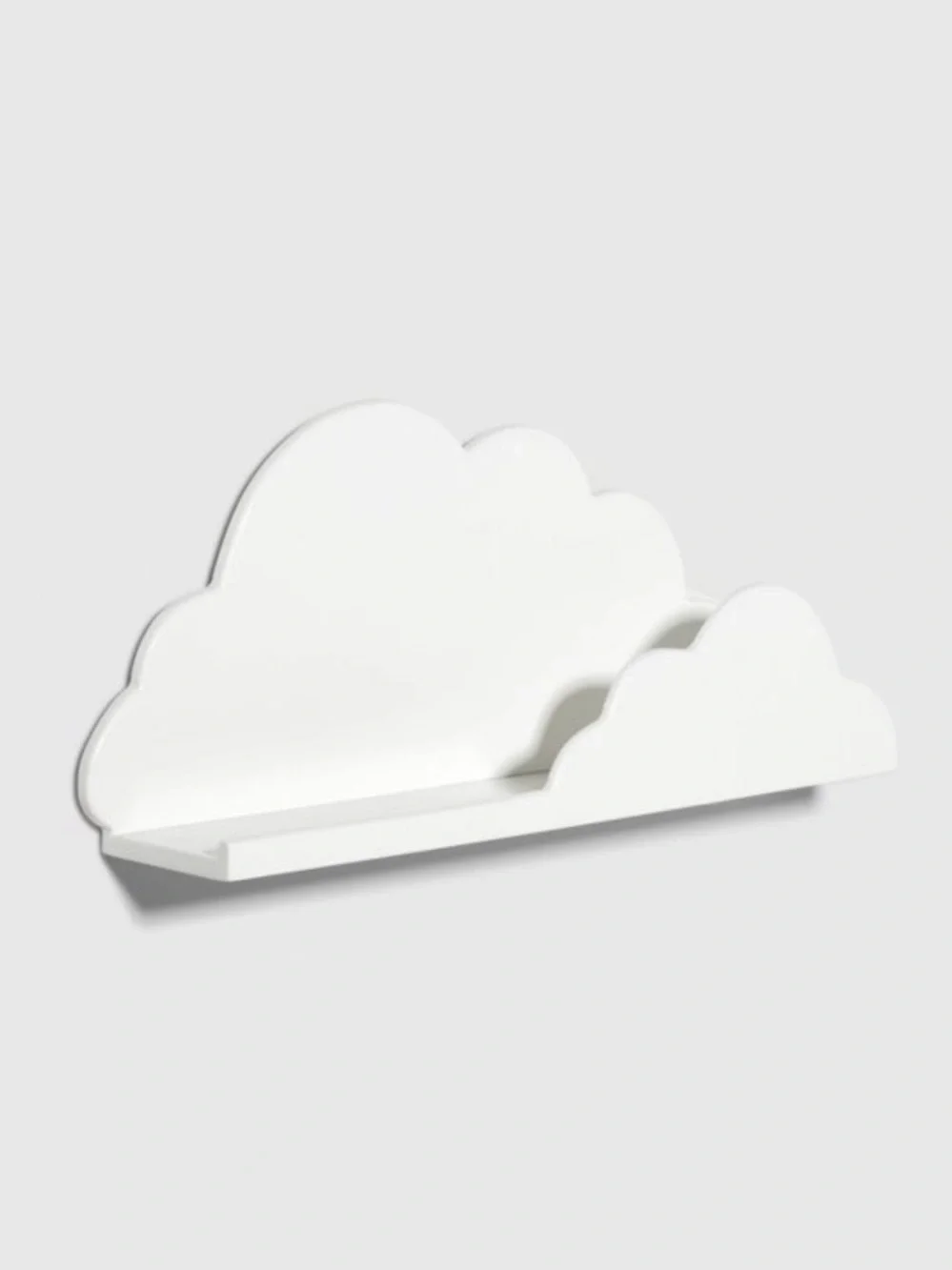 Pillowfort White Cloud Decorative Floating Kids Wall Shelf (Appx 10”x24”) NWT